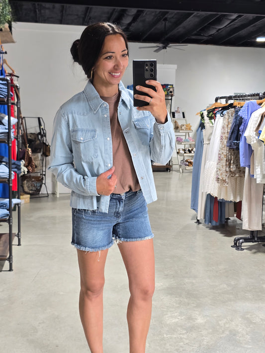 Washed Denim Jacket