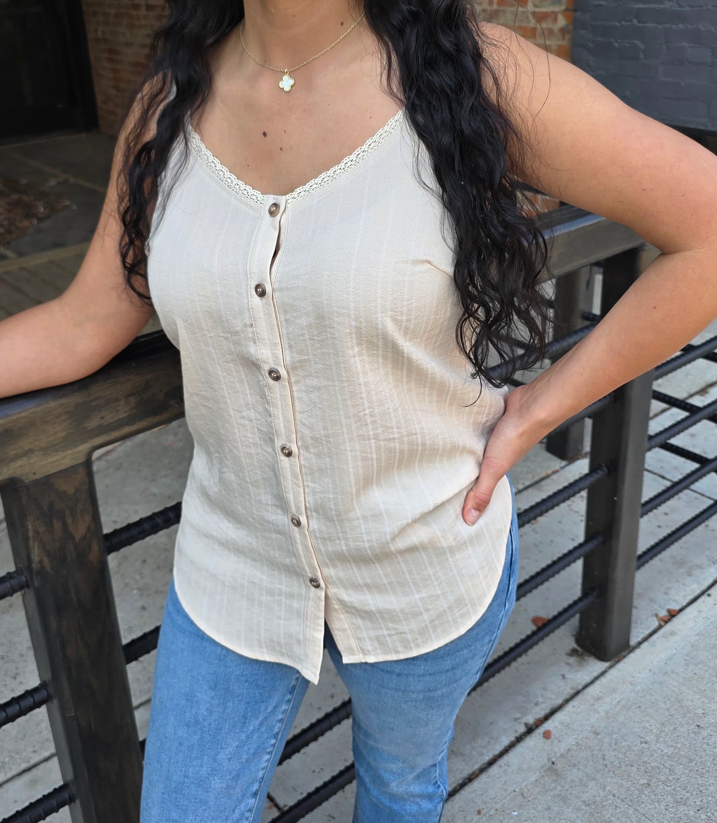 Button Down Cami
