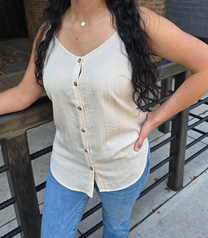 Button Down Cami