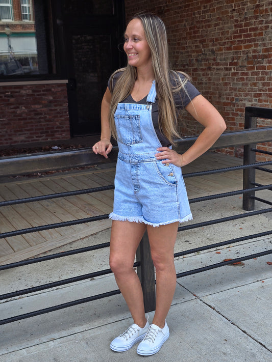 Lt. Blue Denim Overalls