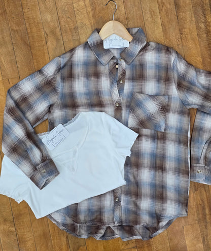 Cambell Plaid Boxy Shirt