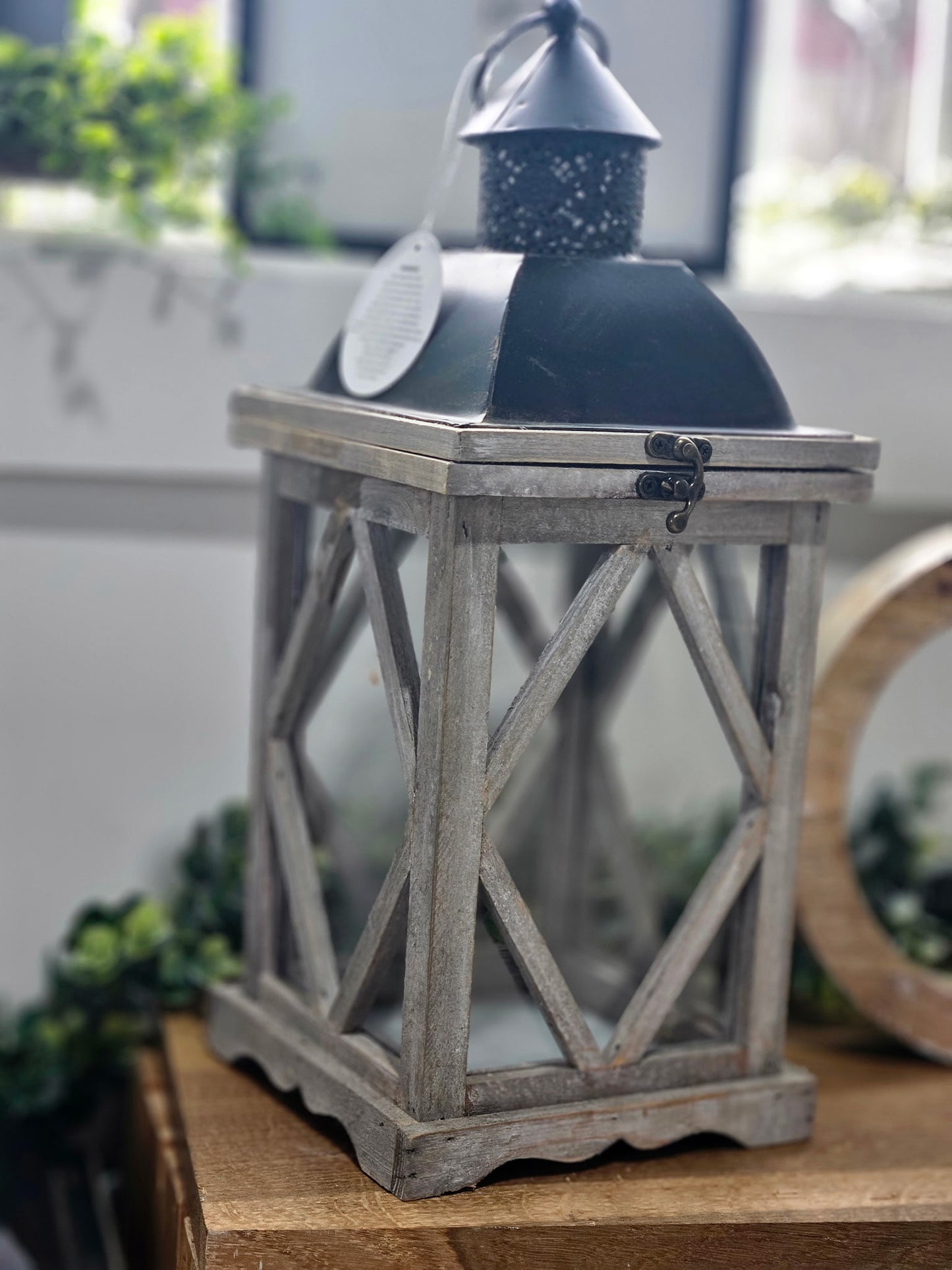 Black And Brown Lantern- Small