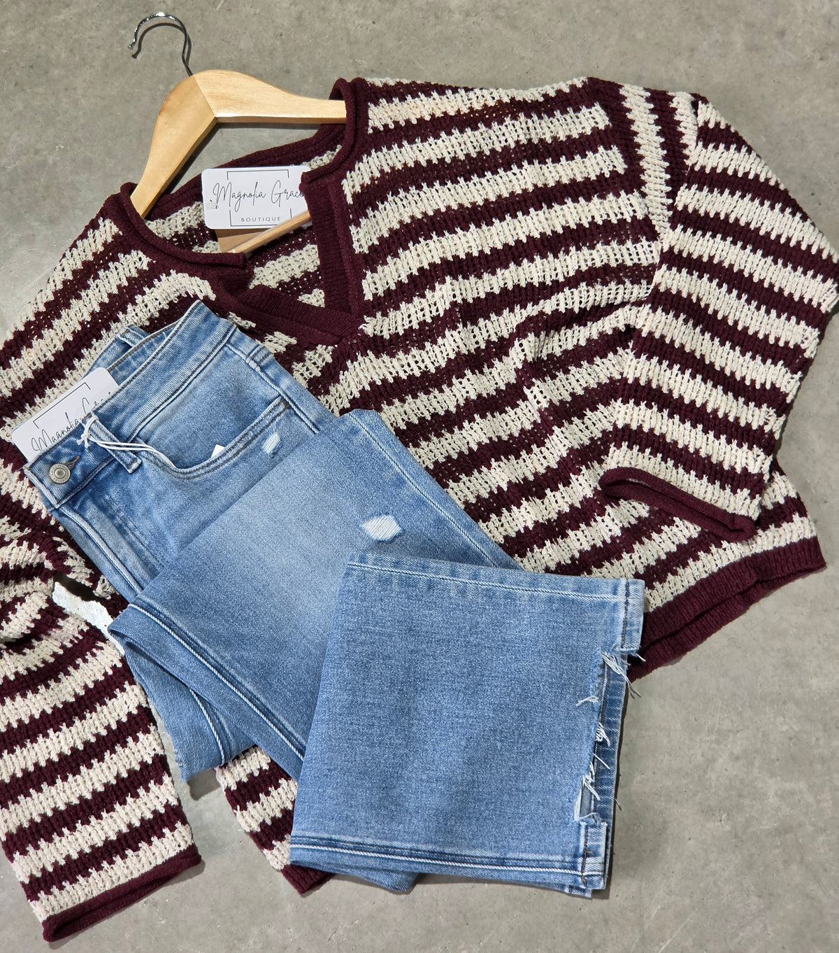 Sheer Knit Sweater