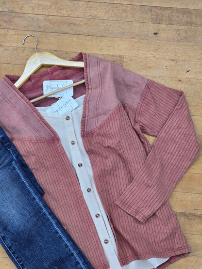 Mixed Media Cardi