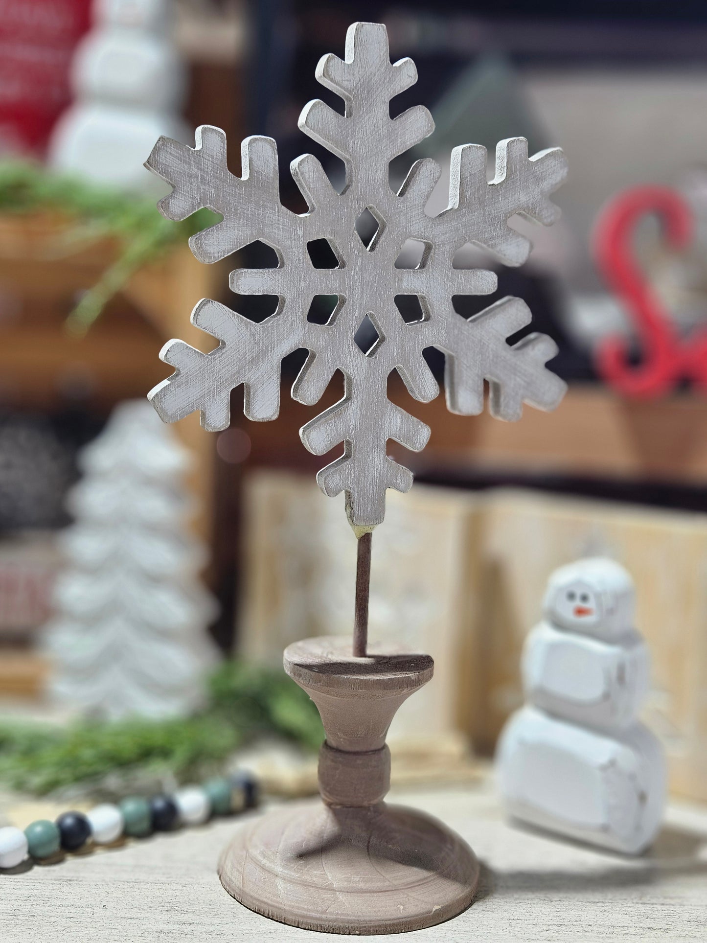 Snowflake On Stand