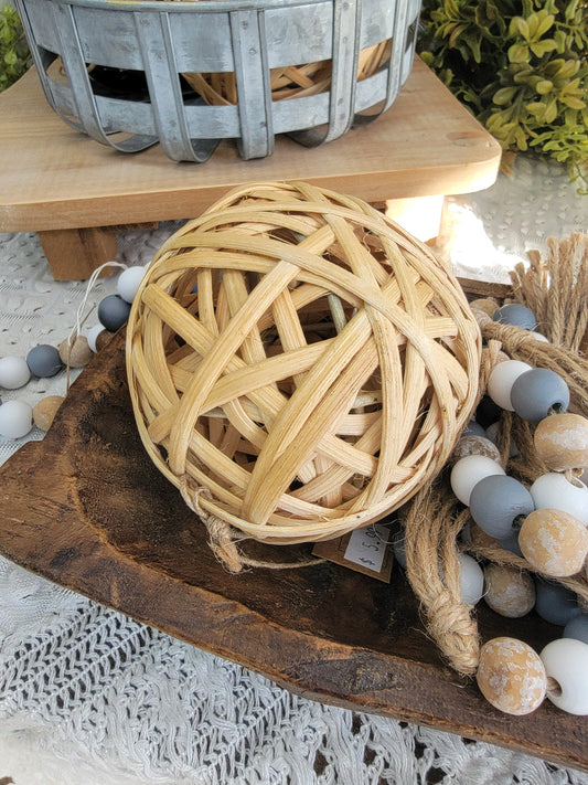 Natural Rattan Ball