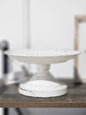 Cream Pedestal Plate