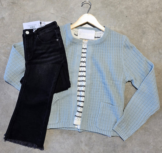 Chunky Knit Open Front Cardigan