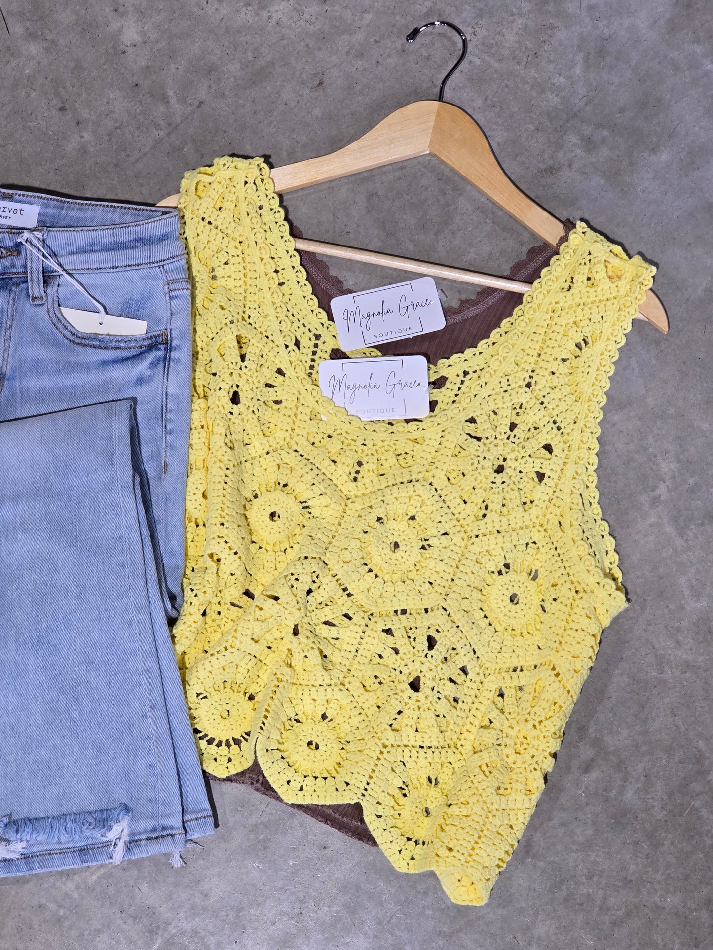 Casual Crochet Tank Top