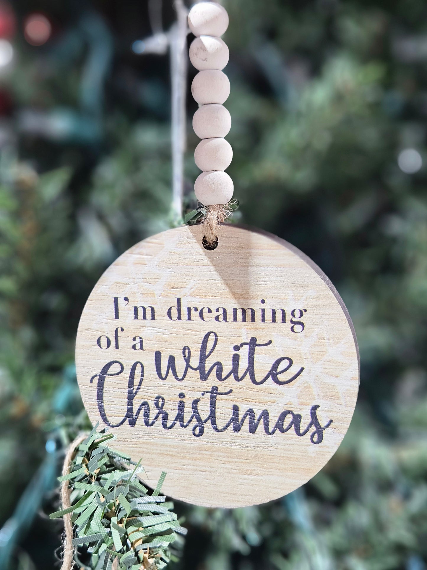 Wood Christmas Ornament