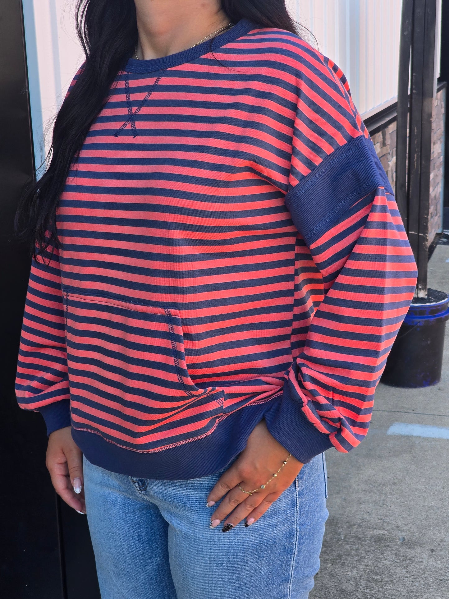 Colorblock Stripe Top