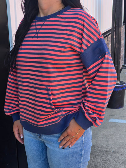 Colorblock Stripe Top