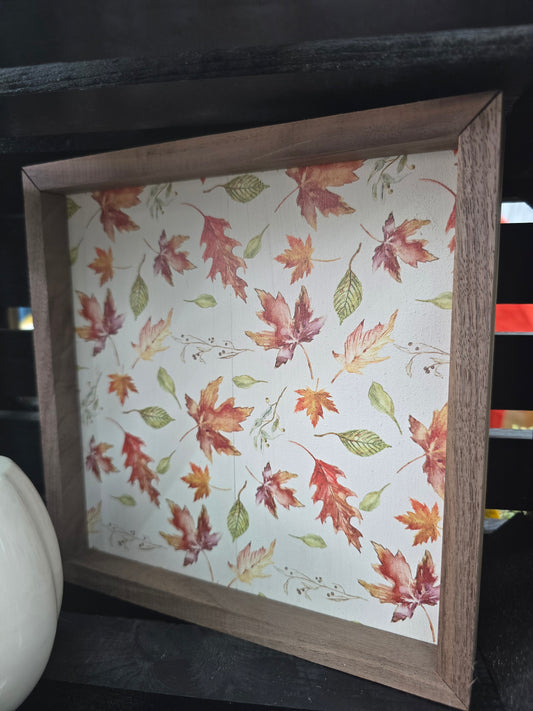 9x9" Celebration Pattern Leaves