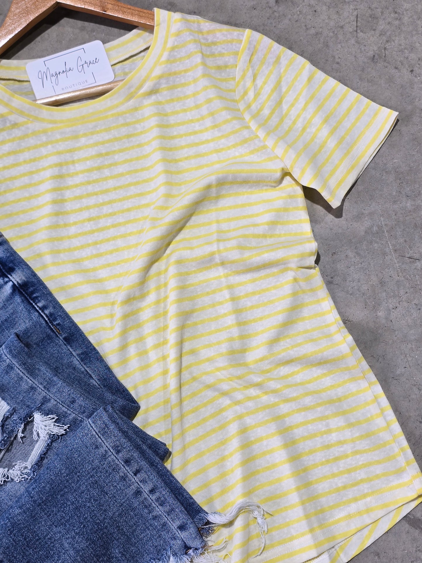 Cotton Striped Top