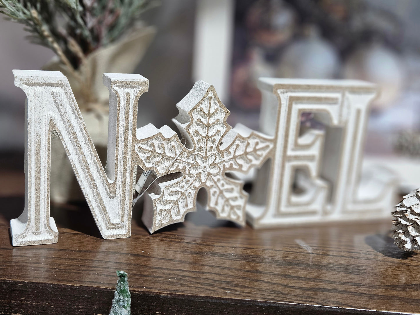 10" Snowfall Noel Sign