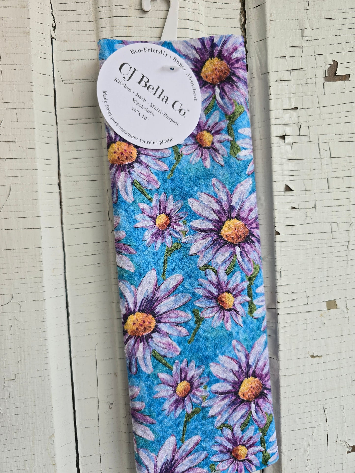 Purple Daisy Eco-Friendly Washcloth