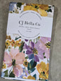 Muted Purple & Orange Fall Flowers Eco Friendly Towel