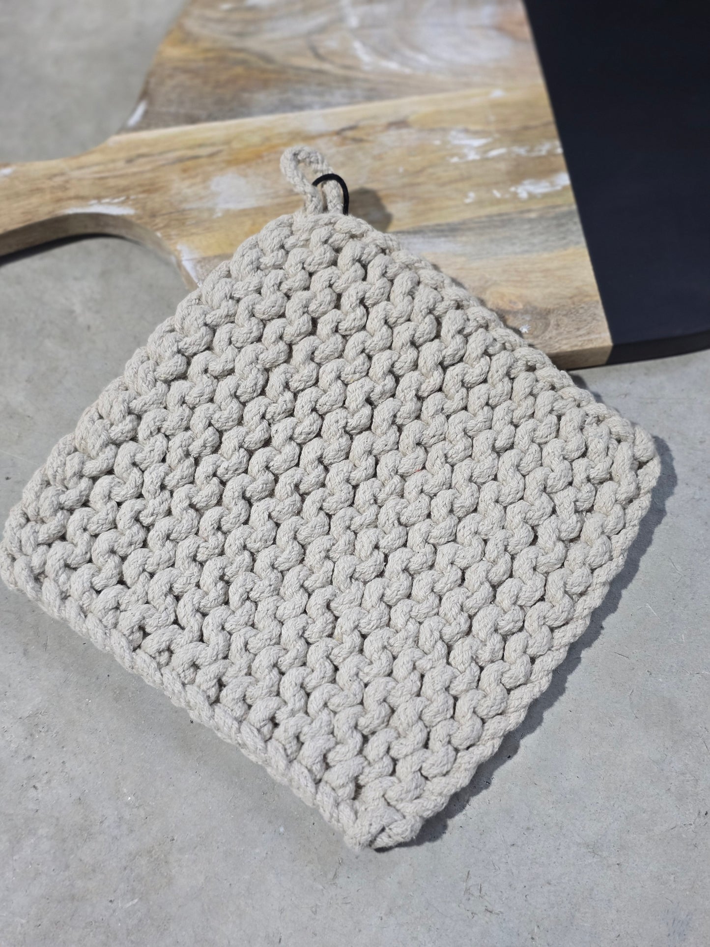 8x8in Pot Holder dove gray