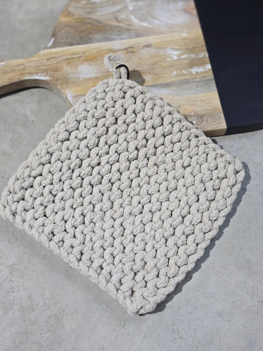 8x8in Pot Holder dove gray