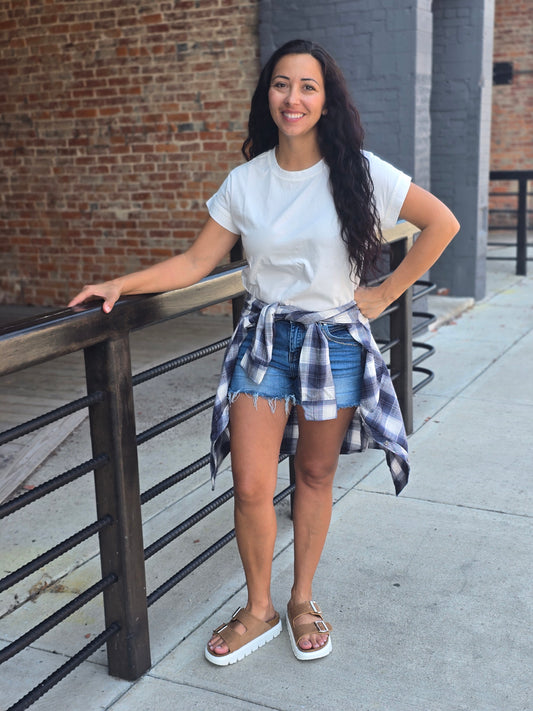 Washed Extended Shoulder Top