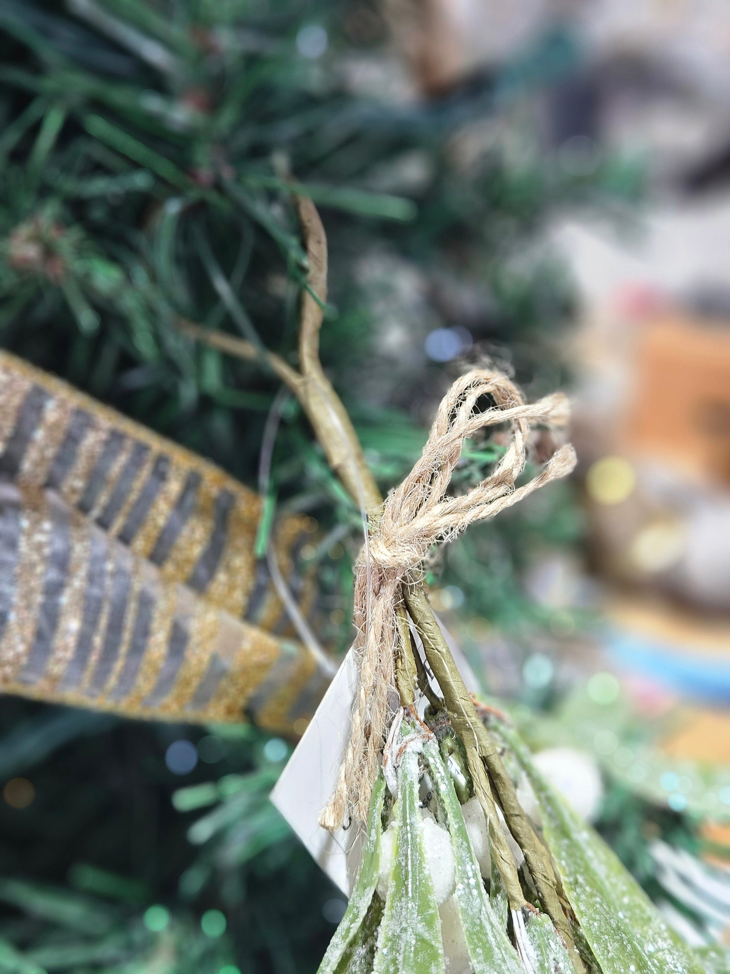 Glittered Mistletoe Ornament