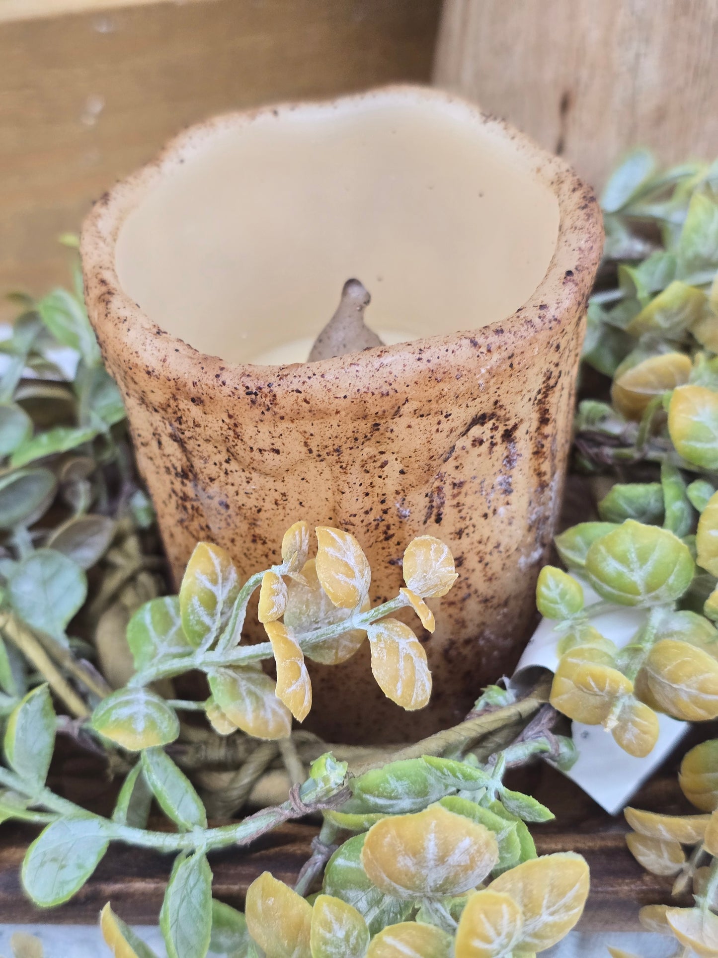 4x3 Burnt Ivory Timer Pillar