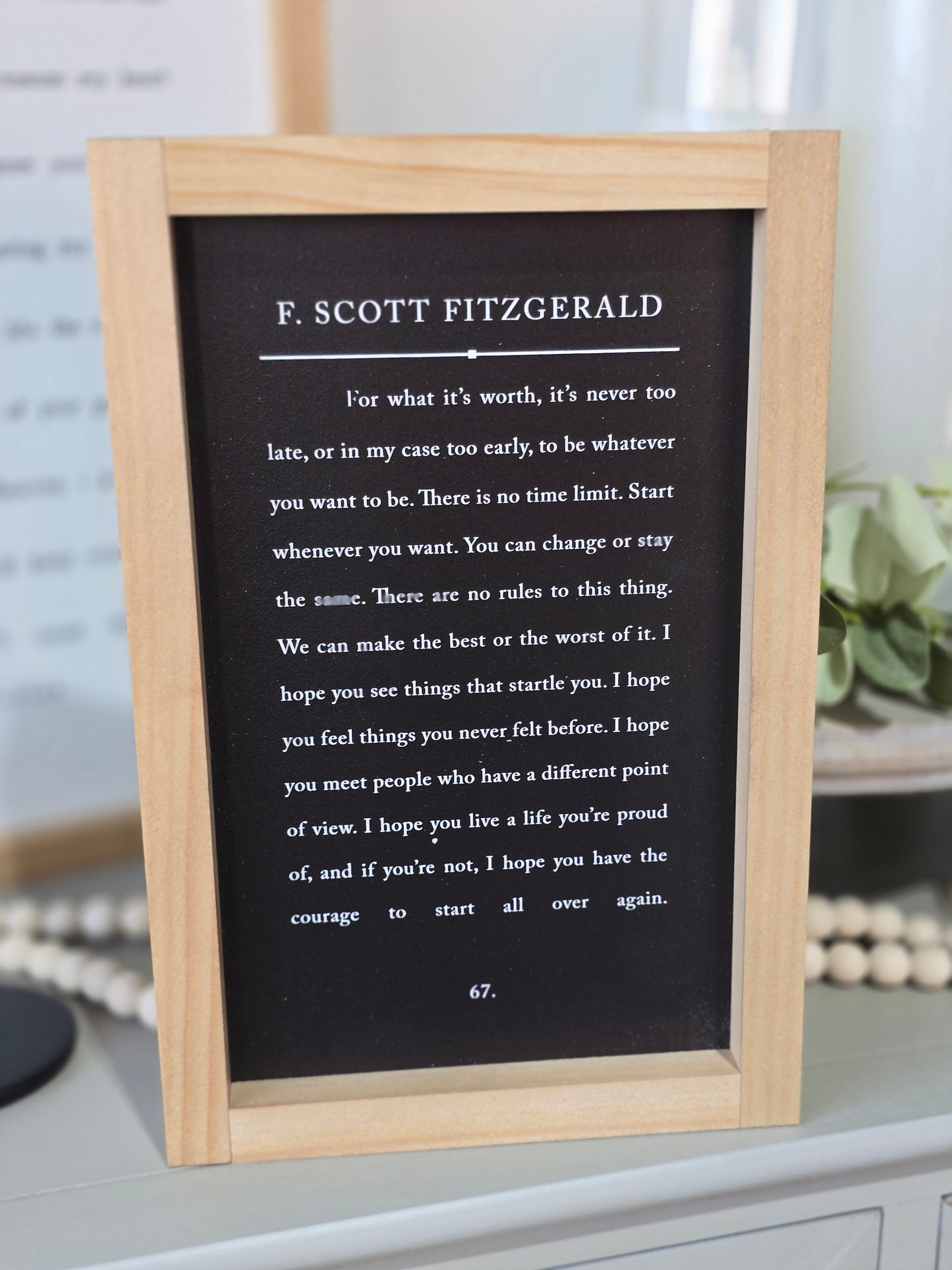 For What Its Worth Sign 8"x12"