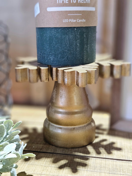 Snowflake Candle Stand