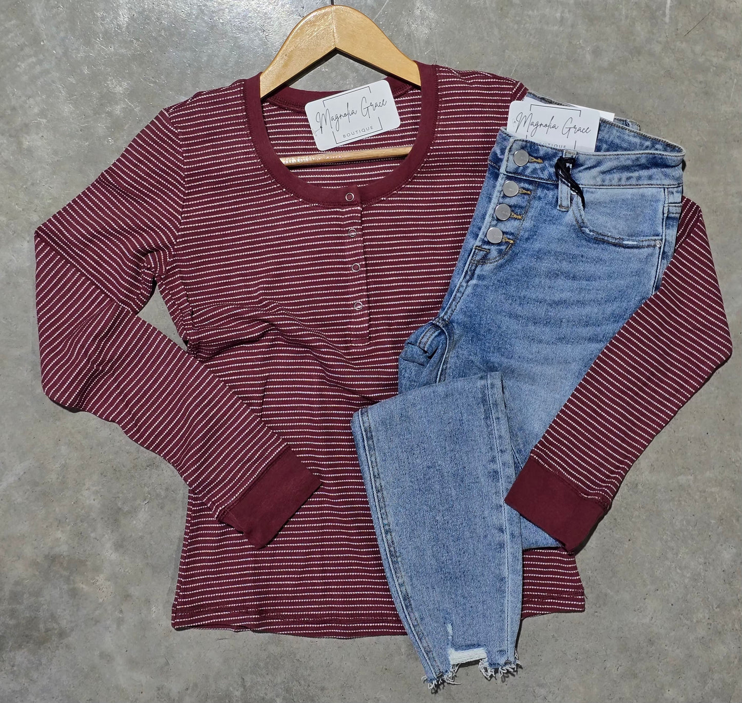 Stitch Thermal Henley