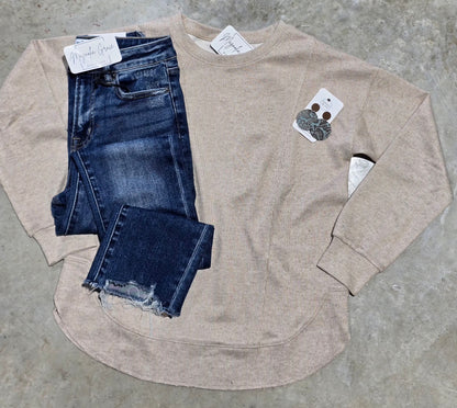 Brushed Heavy Knit Top