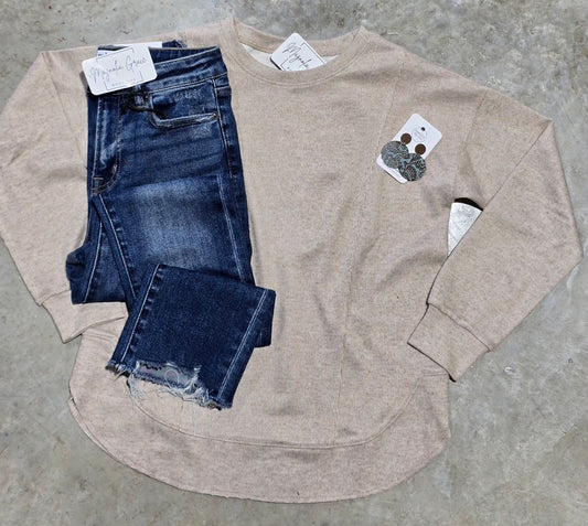 Brushed Heavy Knit Top