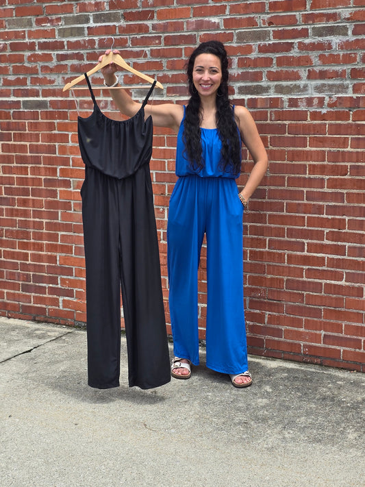 Black Wide Leg Jumpsuit