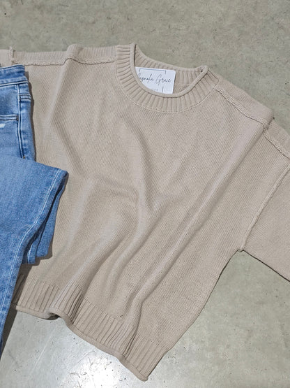 Exposed Seam Pullover