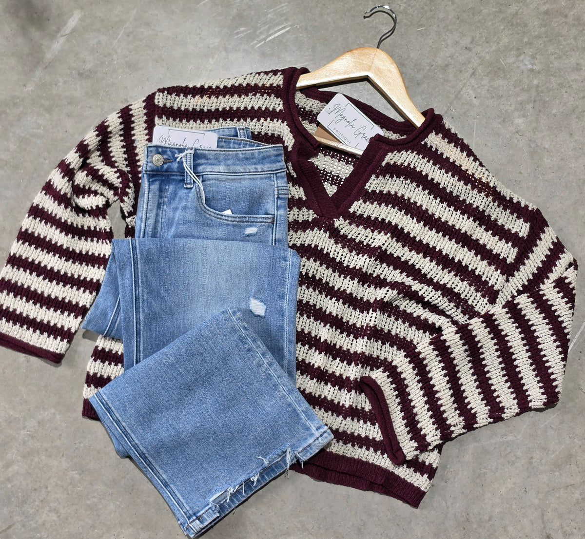 Sheer Knit Sweater