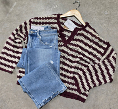 Sheer Knit Sweater