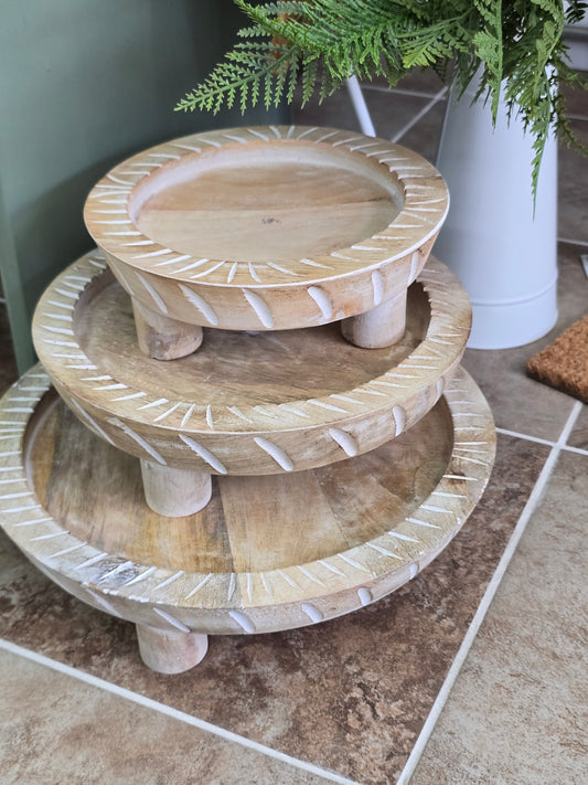 Mango Wood Risers
