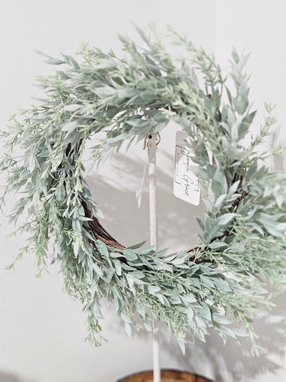 Pale Evergreen Wreath