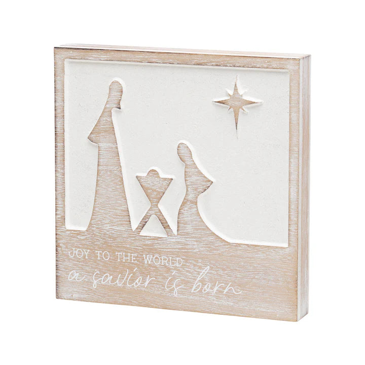 Joy to the World Nativity Block