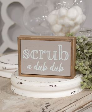 Farmhouse Bathroom Box Sign