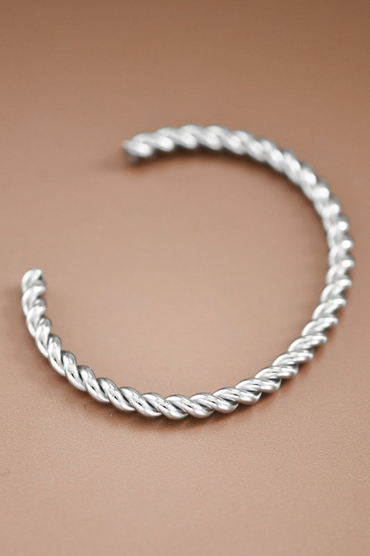 Silver Stainless Steel Cuff