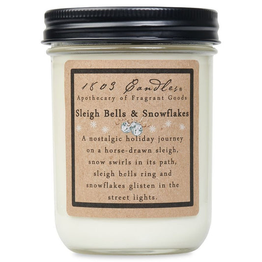 Sleighbells & Snowflakes 1803 Candle