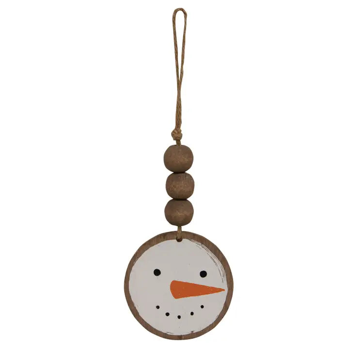 Snowman Beaded Ornament