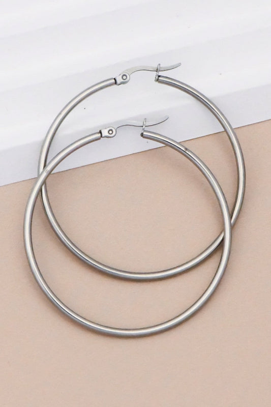 Waterproof Non-Tarnish Stainless Steel Hoops