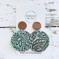 Round Floral Turquoise