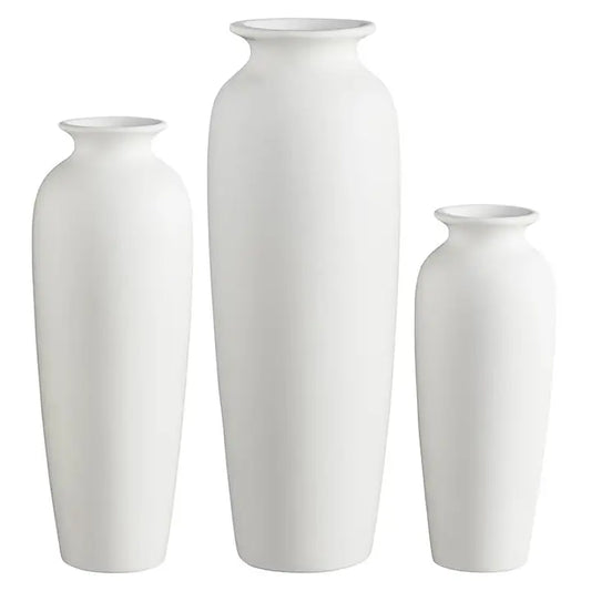 Matte White Vase