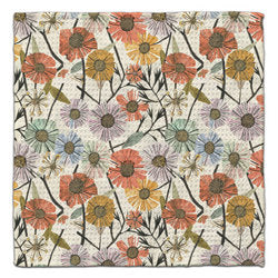 Vintage Flowers Eco-Friendly Washcloth