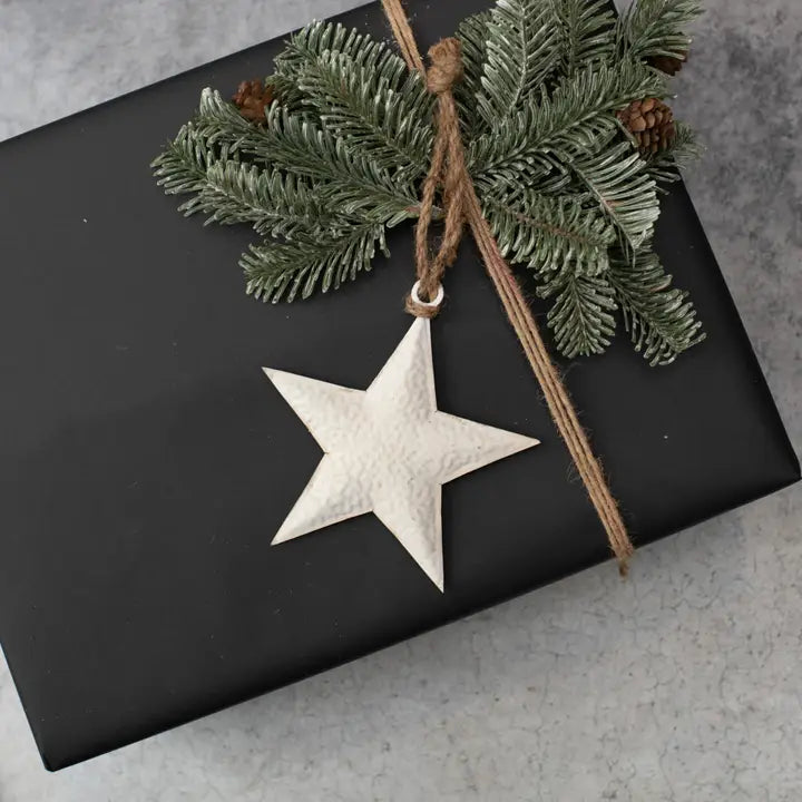 White Metal Star Ornament