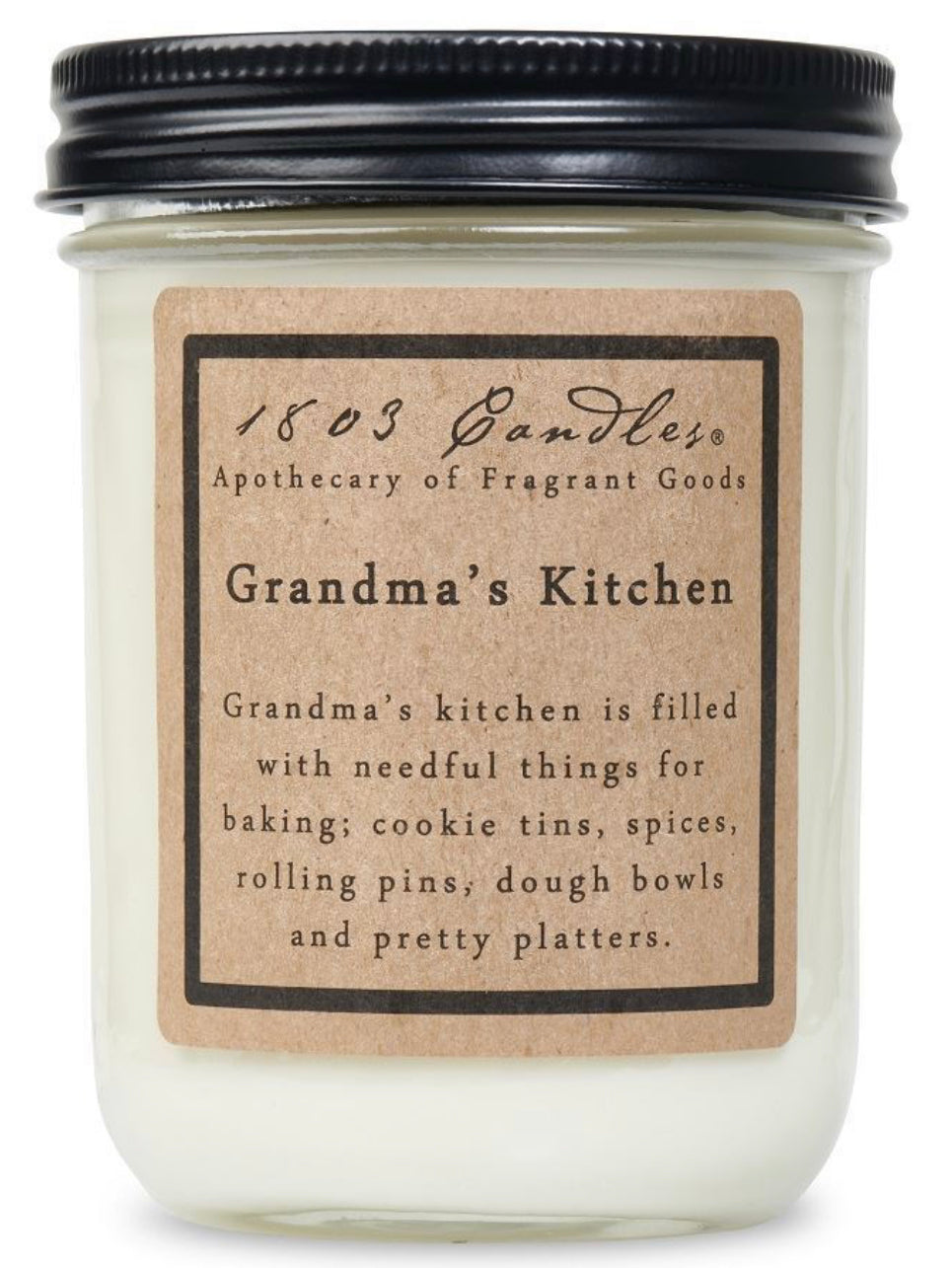 Grandma's Kitchen 1803 Candle