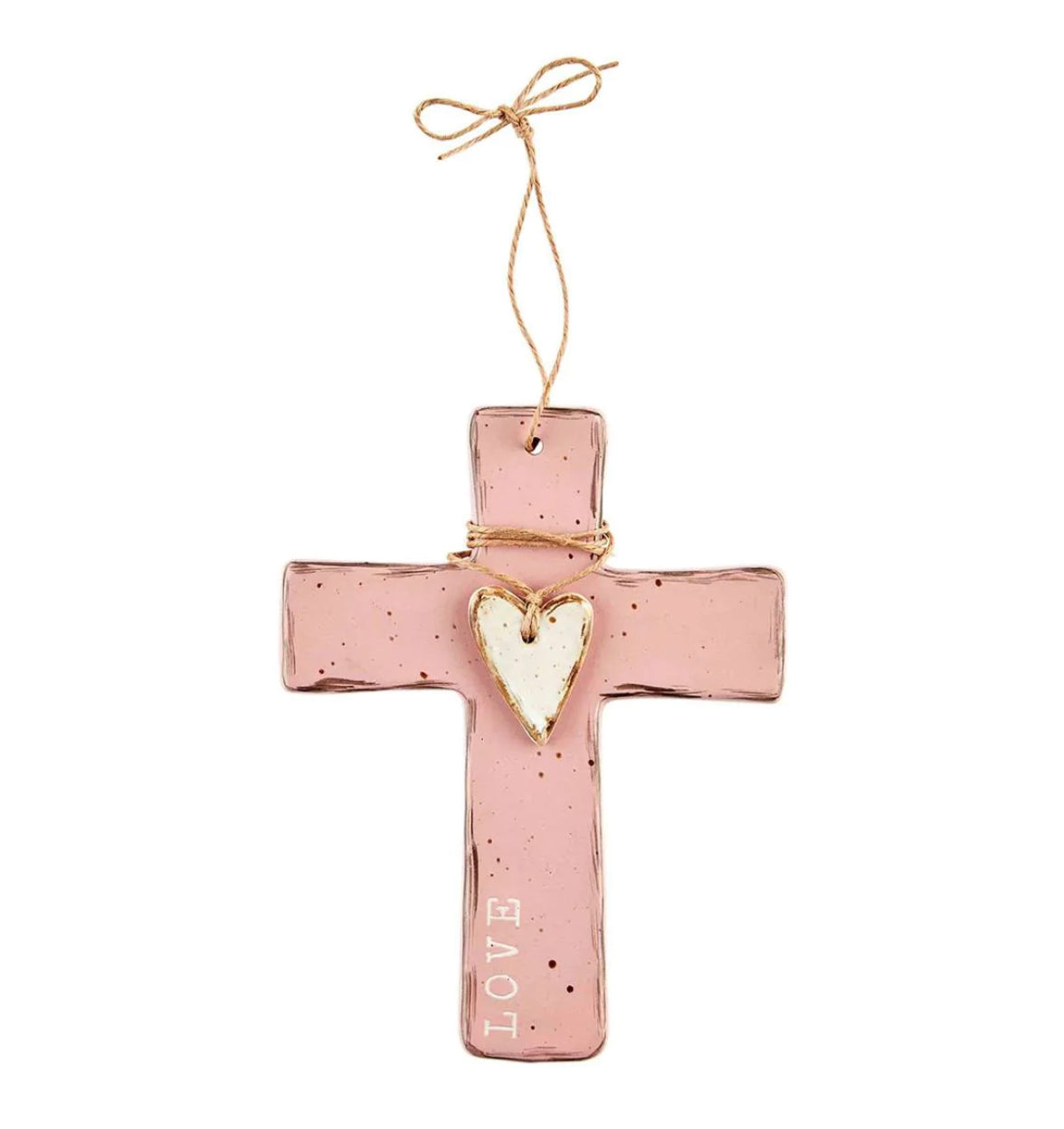 Love Stoneware Cross